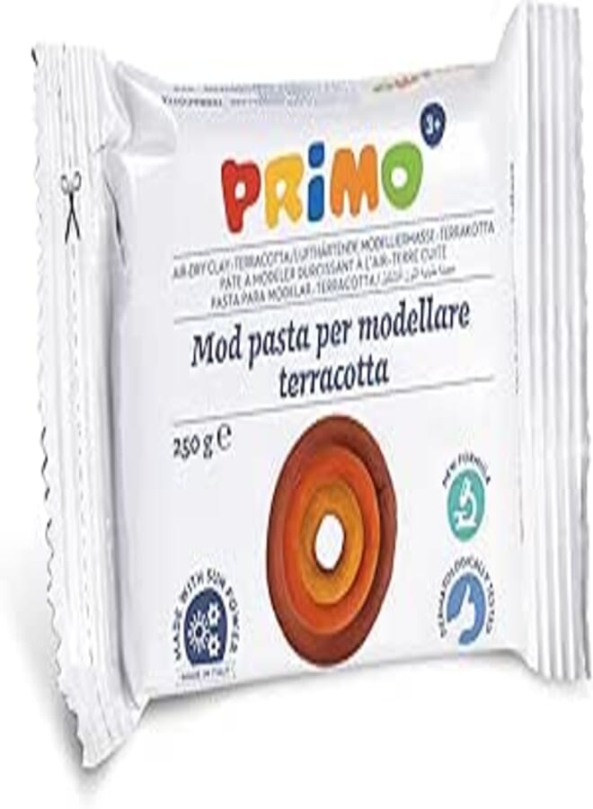 Primo 2865MOD250T Terracota Air-Dry Modelling Clay, 250 gm