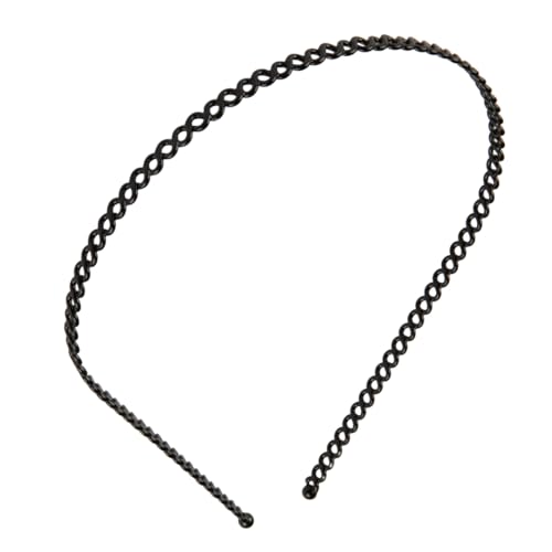 Seeotwo 6 Pieces Metal Hairband Sports Yoga Spring Wave Multi Style Non-Slip Black Metal Headband Unisex Fashion Adjustable Wavy Elastic Hair Hoop Band for Women, Men, Boys, and Girls - Image 5