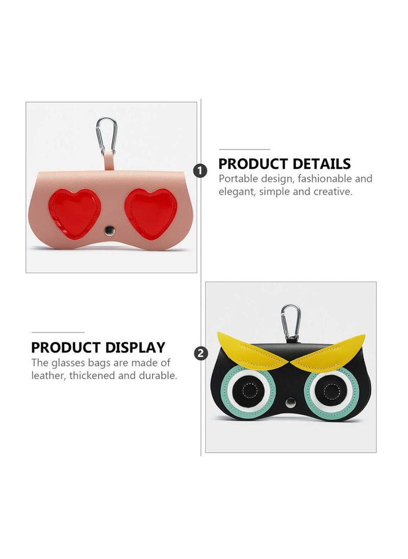 MissTiara - 4 pcs Portable Eyeglass Case Eyeglass Storage Box - Image 1