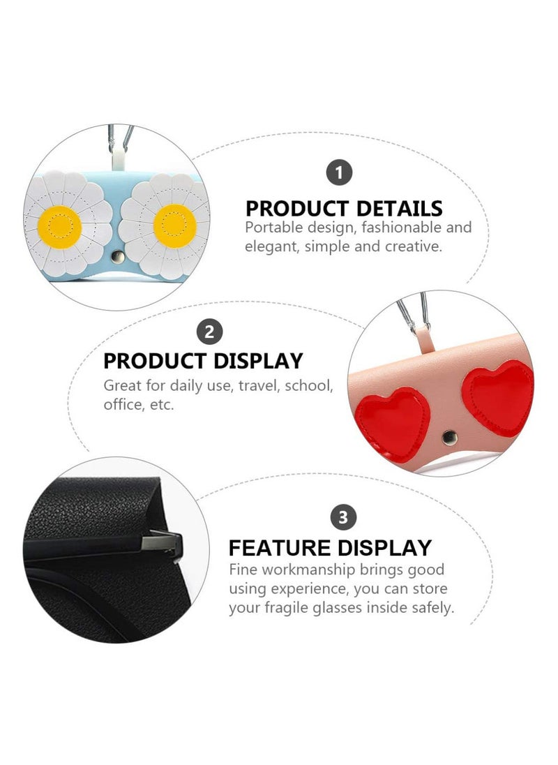 MissTiara - 4 pcs Portable Eyeglass Case Eyeglass Storage Box - Image 1