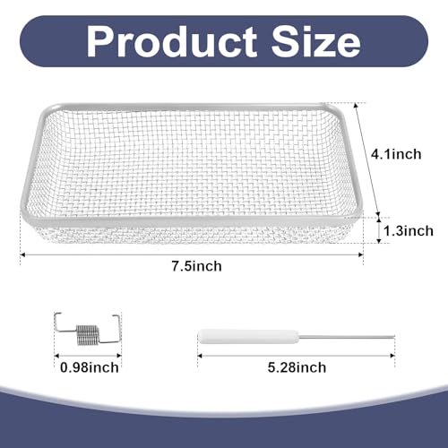 Wadoy RV Furnace Vent Cover,Flying Insect Bug Cover,Stainless Steel Screen to Protect RV Water Heater from External Creature,7.5''x 4.1''x 1.3'' - Image 3