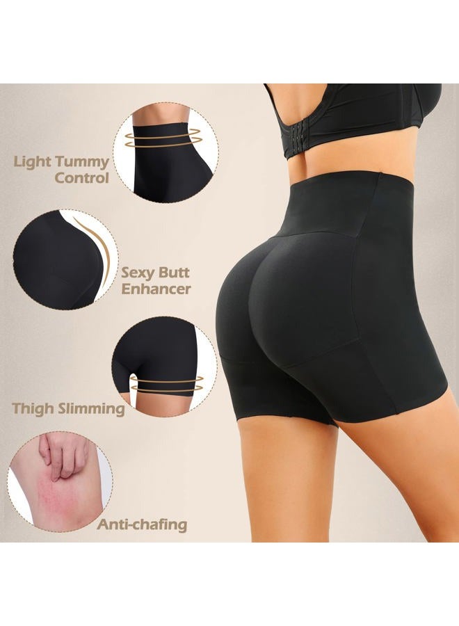 JOYSHAPER Hip Enhancer Shapewear for Women Padded Booty Underwear Seamless Thigh Slimmer, Black, Large, black, L - Image 5