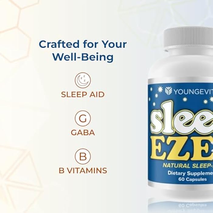 Youngevity Sleep Eze - Natural Sleep Support - Valerian Root, Passion Flower, 5-HTP, Melatonin - Non-Habit Forming - Sleeping Support Supplement - (60 Capsules) - Image 5