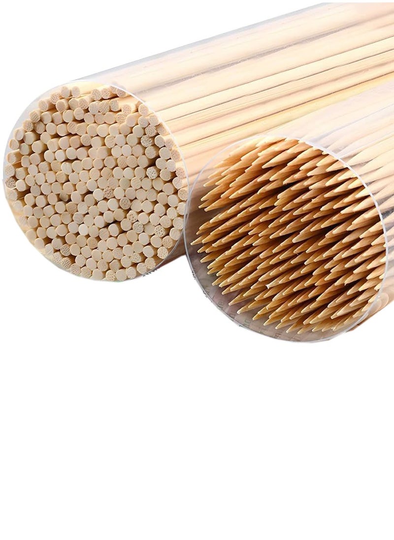 ماركة غير محددة - اعواد شواء خشب للاستخدام مرة واحدة 90 قطعة - Image 1