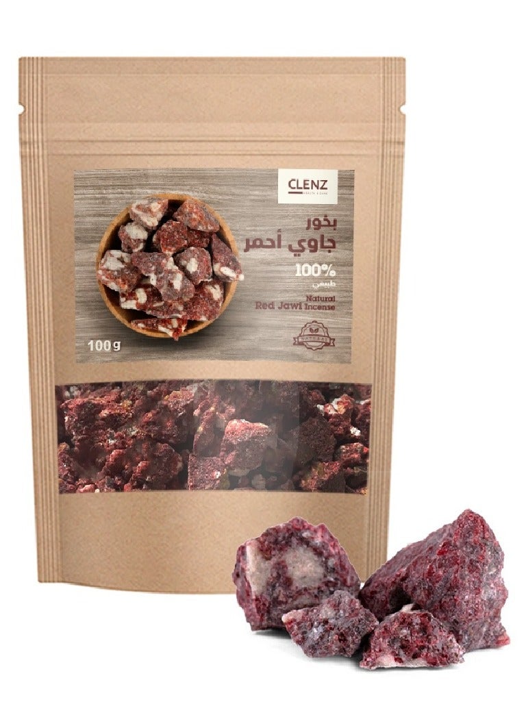 CLENZ 100% Natural Red Jawi Incense - 100g