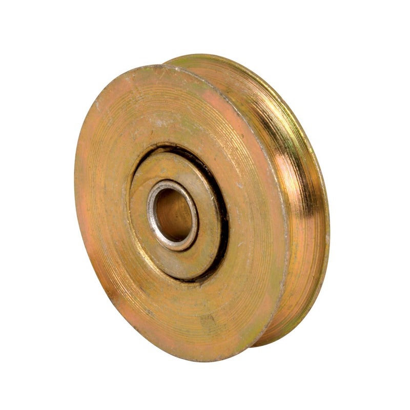 PrimeLine D 1503 14 In Inside Diameter x 112 In Outside Diameter Steel Unfinished Sliding Door Ball Bearing Roller 2 Pack