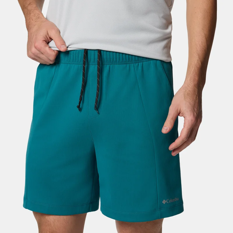 Columbia Green Men's Granite Point Knit Hiking Shorts for Men | Best Price UAE