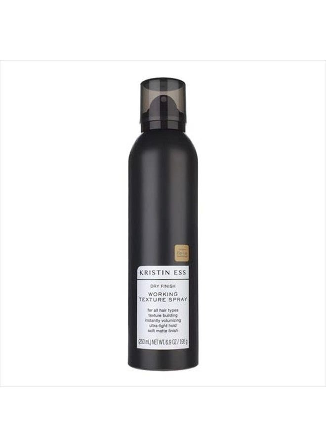 Kristin Ess Hair Dry Finish Working Texture Hair Spray for Volume + Texture, Light Hold Texturizing Hairspray, Soft Matte Finish, 6.9 oz  - Image 1