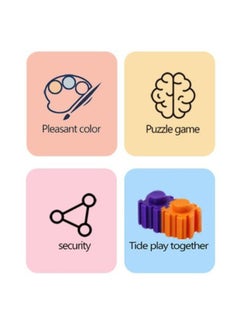 LELE BROTHER 396PCS Cartoon Clow Rabbit Building Bricks Set, DIY Block Building Set, Classic Mini Building Bricks, Assembling Building Blocks Suitable for Boys and Girls Aged 6 and Up  - Image 4