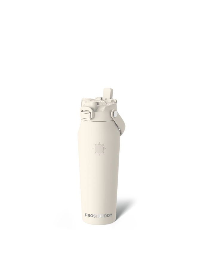 Frost Buddy 24oz Insulated Water Bottle with Straw & Chug Lid | Leak-Proof Stainless Steel | 24-Hours Cold | Sweat-Proof, Cup Holder Friendly | Ideal for Gym, Travel, Sports & Everyday Hydration - Image 1