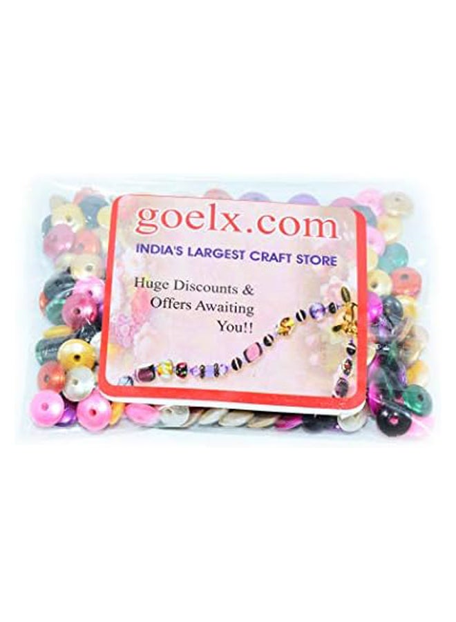 Multicolor 500 pcs Flat Disc Acrylic Beads for Jewelry Making  - Image 3