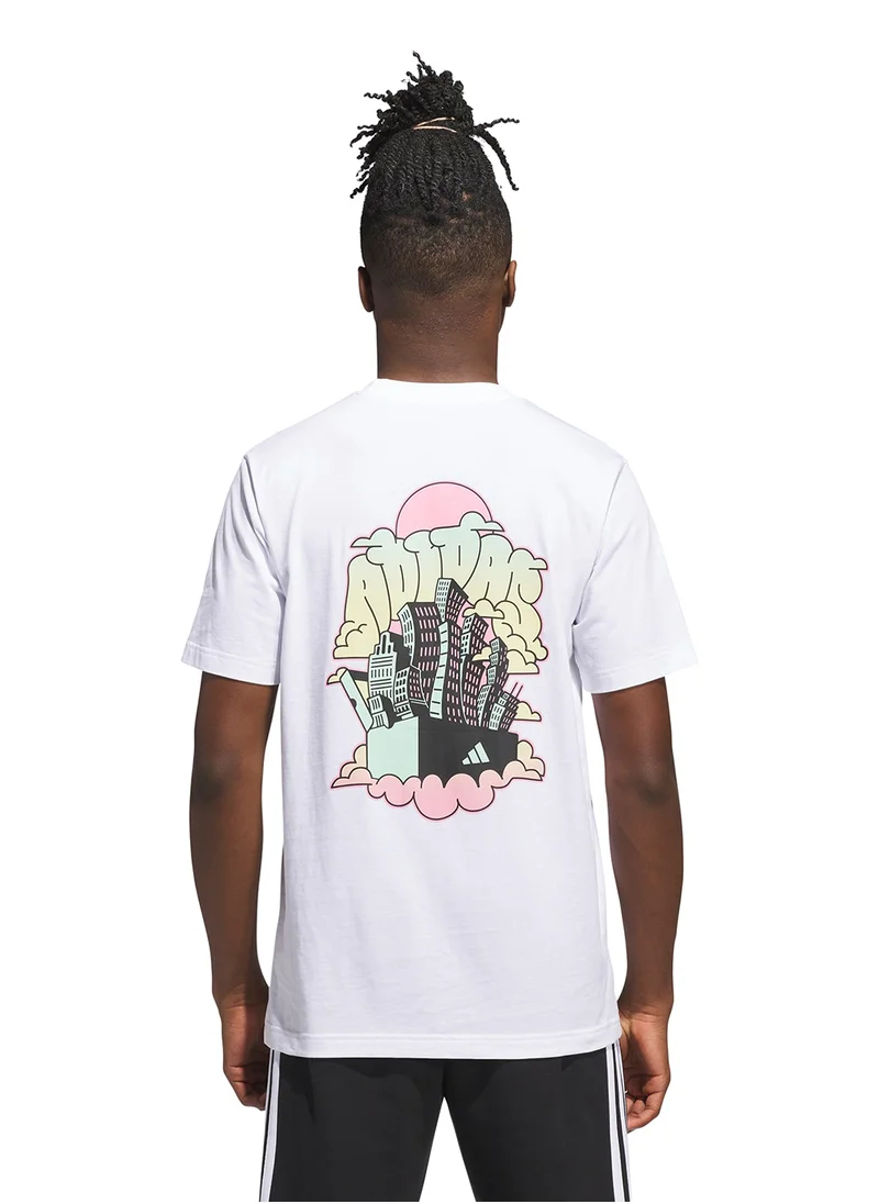 Adidas 90S Nostalgia City Graphic T-Shirt