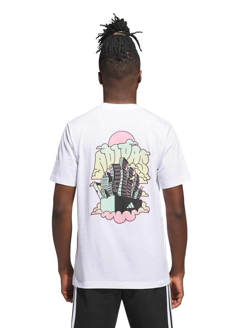 Adidas 90S Nostalgia City Graphic T-Shirt  - Image 2