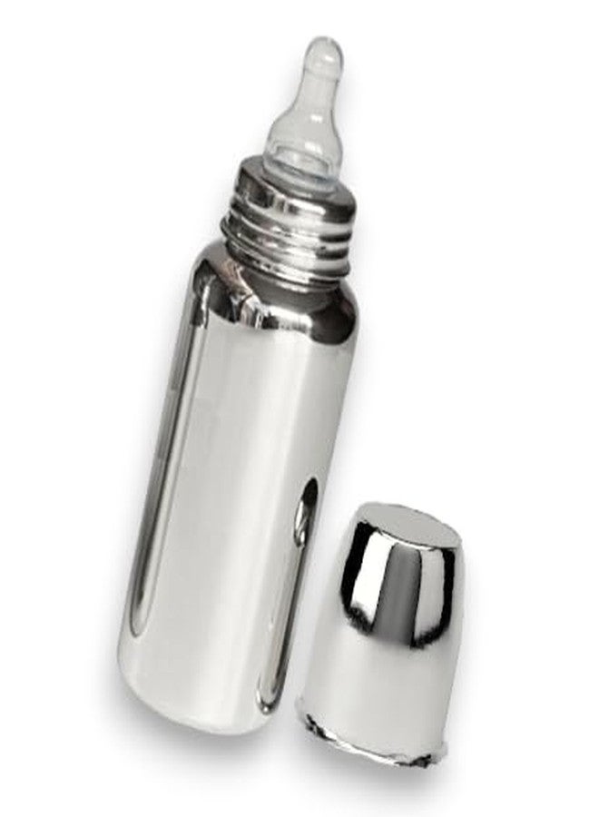 RB POINT Stainless Steel Baby Feeding Bottle for Kids/Steel Feeding Bottle for Milk and Baby Drinks Zero Percent Plastic No Leakage (240 ML Bottle) - Image 1