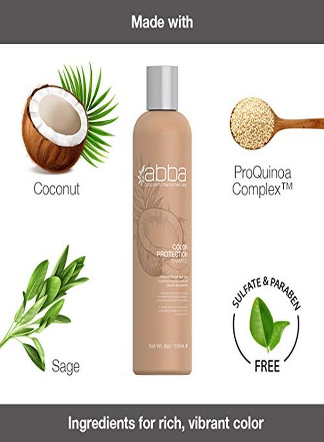 ABBA Color Protection Shampoo, Coconut Oil & Sage, 32 Fl Oz - Image 4
