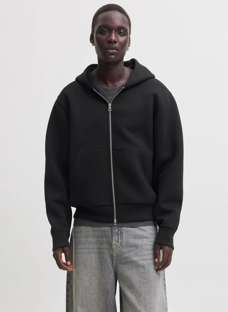 JACK & JONES Scuba Zip Through Hoodie