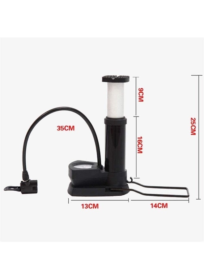 Foot air pump with pressure gauge - Image 3