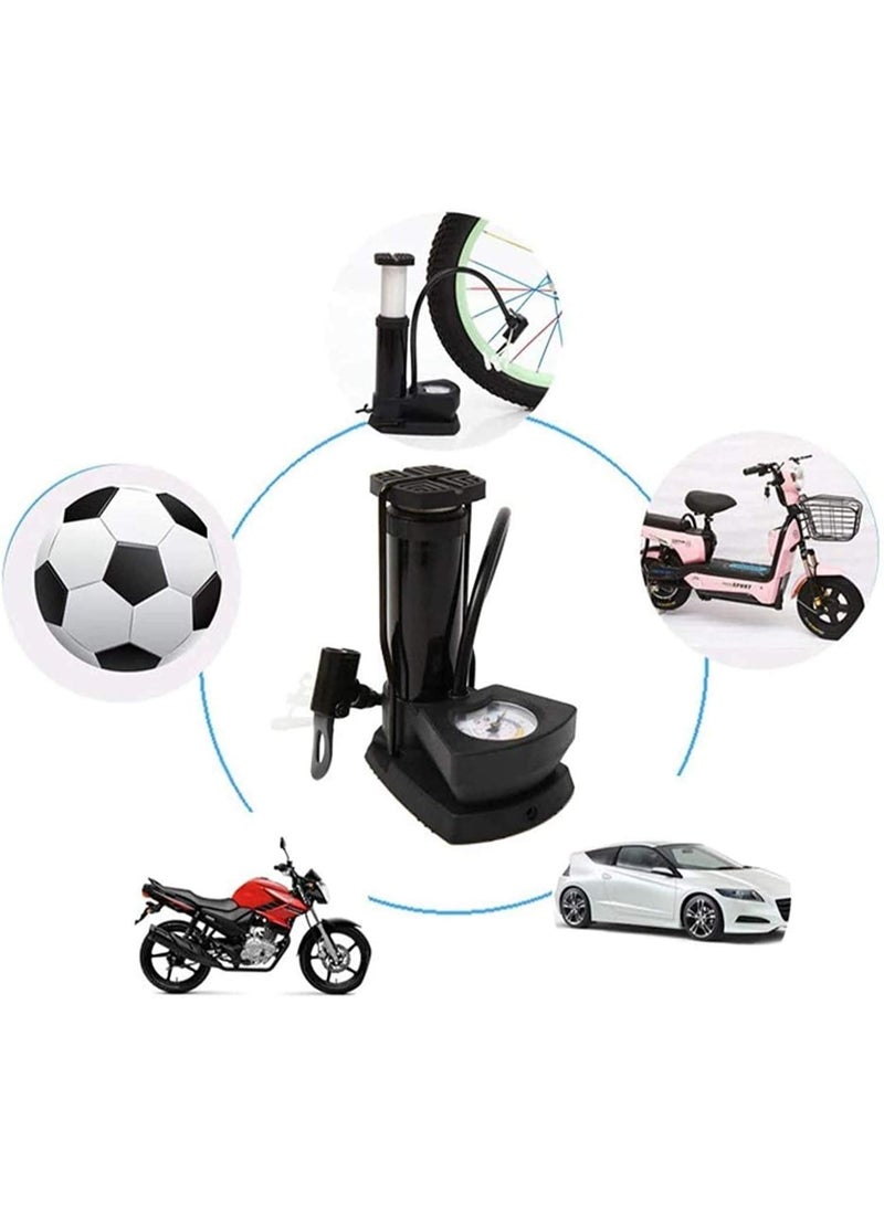 Foot air pump with pressure gauge - Image 5