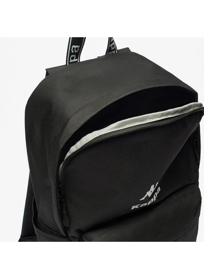 كابا Boys Logo Print School Backpack with Adjustable Straps and Zip Closure - 29x15x42 cm