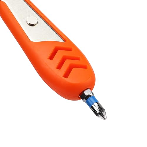 HORUSDY 23pc 1/4" Ultra Low Profile Mini Ratchet Screwdriver Set – Tamper Resistant Star Bits, 90 Degree Right Angle Offset Reversible Drive Handle, High Torque Close Quarters Tool with Multi Hex Bits - Image 4