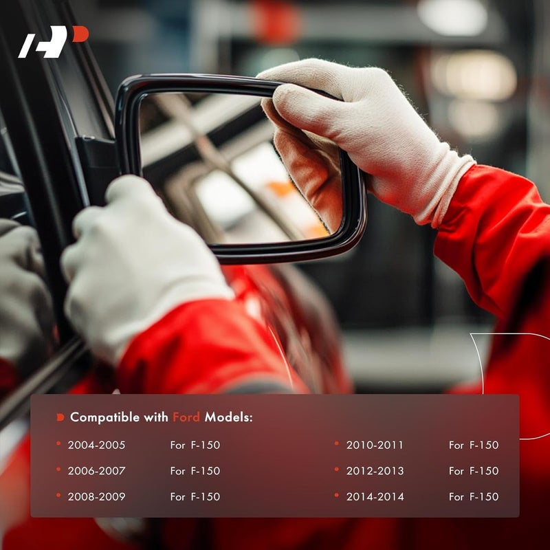 A-Premium Right Passenger Side Heated Mirror Glass Replacement - Image 3