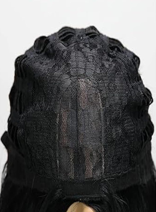 بلوشيا شعر مستعار قصير بني اللون من BLUSHIA بطول 14 بوصة للنساء، شعر مستعار مستقيم يصل إلى الكتفين مع غرة، شعر مستعار صناعي - Image 2