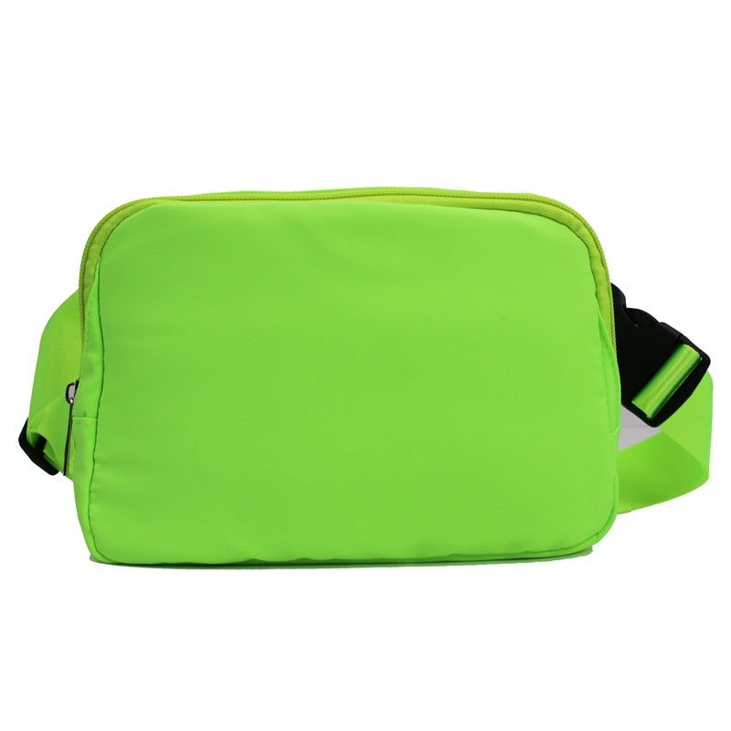 Cross-Border Lulu Waist Bag Nylon Waterproof Chest Bag Versatile Multi-Functional Crossbody Bag for Men and Women Sports Waist Bag Ready for Sale - Image 1