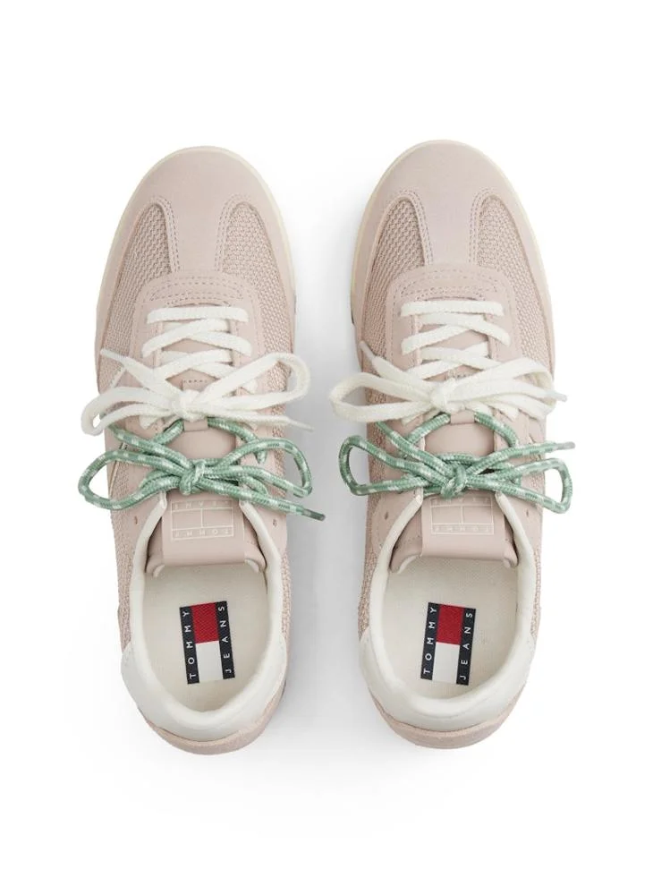 TOMMY JEANS Lace-Up Mixed Texture Cleat Trainers