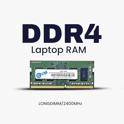 EVM 4GB DDR4 Laptop RAM 2400MHz SO-DIMM – 1.2V Low Voltage, 260-PIN Pin, Intel & AMD Compatible, High-Speed Laptop Memory Upgrade – 10 Year Warranty (EVMT4G2400S84P) - Image 2