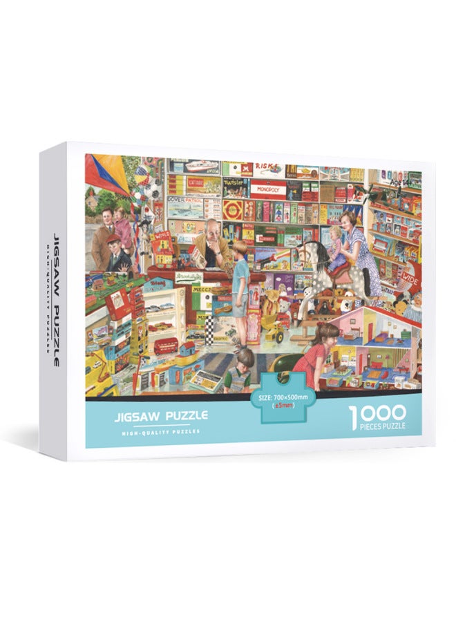 Stock Youth 14 Years Old Stress Relief 1000 Pieces Paper Puzzles Educational Toys Brain Teaser Fun DIY Craft Gift-Color:Ferris Wheel - Image 4