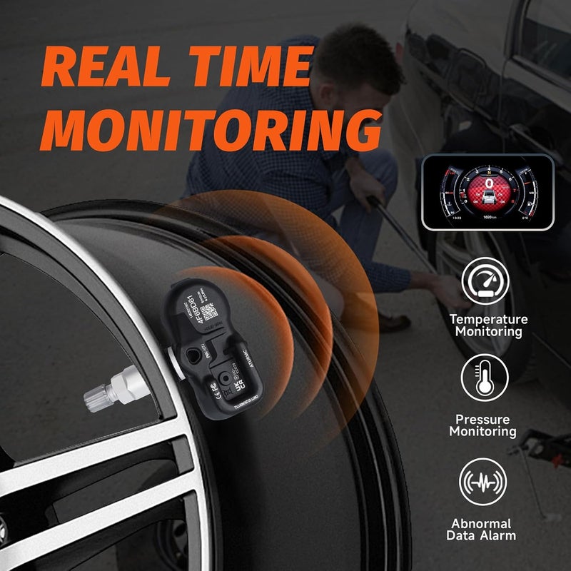 مجموعة من 1 مستشعر TPMS لمراقبة ضغط الإطارات 315MHz متوافق مع Toyota RAV4 Land Cruiser Gx ES SC LFA RX LX LS GS HS CT is بديل لـ # 4260733021 - Image 5