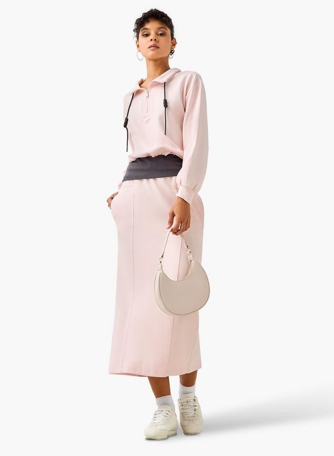 تواكستريمز تنورة ميدي  بفتحة جانبية - Image 2