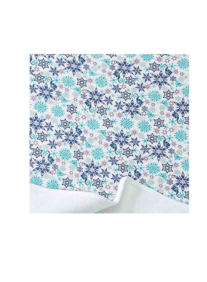 STAR BABiES حزمة ستار بيبيز من 3 قطع - حصيرة تغيير قابلة لإعادة الاستخدام، لعبة بطة مطاطية (مجموعة 4 قطع)، حزمة من 10 مآزر - أزرق فاتح - Image 3