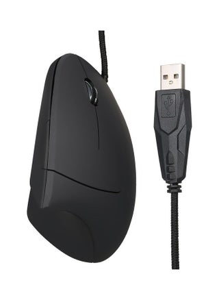 ماوس عمودي ضوئي بمنفذ USB لون أسود - pzsku/Z143852996E47F37670BBZ/45/_/1732845409/af2a0839-19b4-4191-a64a-a3ee81b0109e