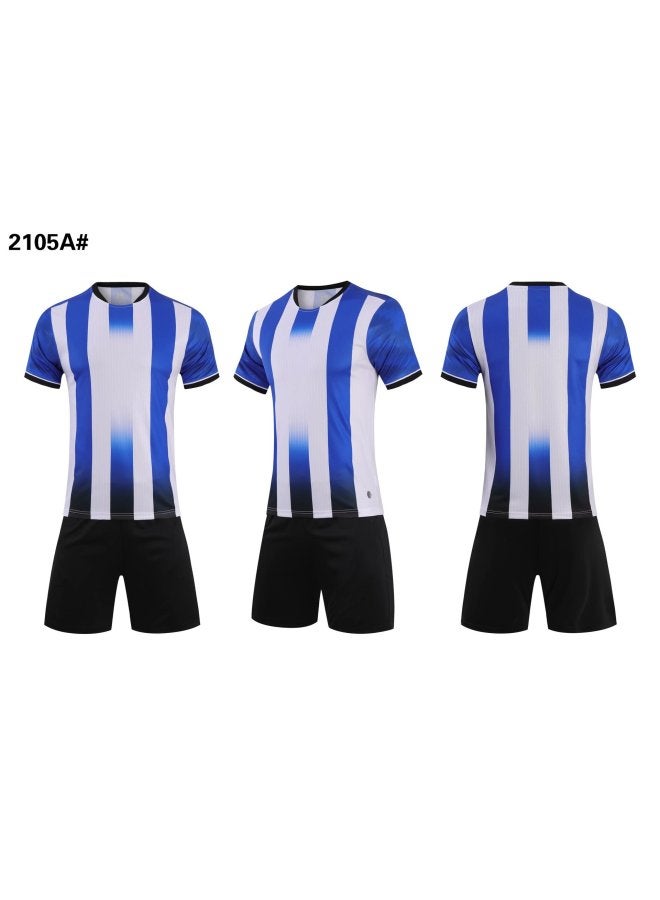 Color Blue And White Football Jersey - Image 1