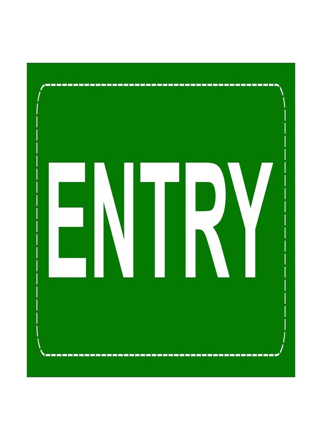 Good Print Zone : Gate Entry Signboard Size 6"X12" IInch 5mm Thick Suuboard With Gloss Lamination Waterproof Pack 1 Pcs - Image 1