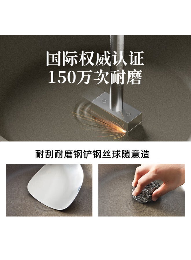 Redchef Red Kitchen Titanium Non-stick Ceramic Frying Pan For Home Use, Suitable For Eggs, Steak, Compatible With Induction And Gas Stoves, 26cm - Image 5