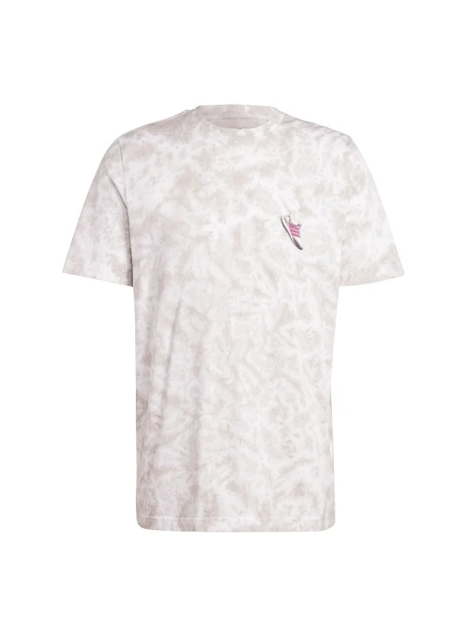 adidas تيشيرت تدريب أديداس رجالي بيج مقاس