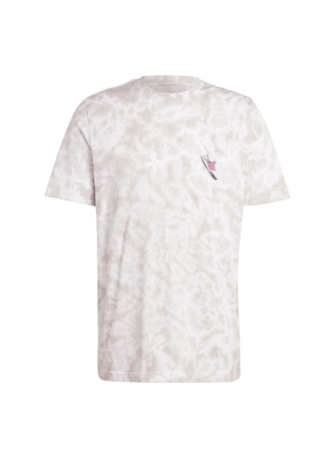 adidas تيشيرت تدريب أديداس رجالي بيج مقاس