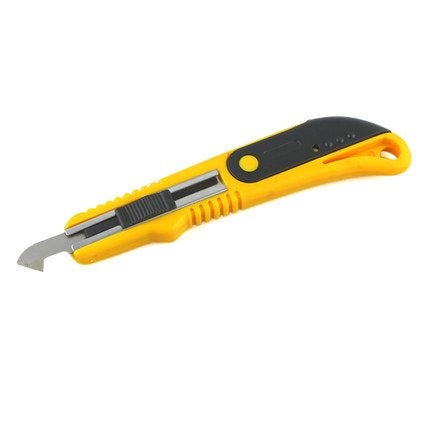 DeLite Acrylic Plastic Fiber Sheets Cutter Hook Knife Blade with 2 Extra Blades Inside Random Color - Image 2