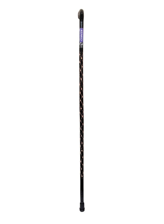 KENKO Mobility Acrylic Wooden Walking Stick Walking Cane for Men and Women Universal Walking Stick - Image 2