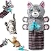 oyeftp Cat Toys Cat Wrestling Glove Cat Wrestling Puppet Hand Puppets with Tough Padding for Safe and Fun Interactive Toys for Cats and Dogs - Image 3
