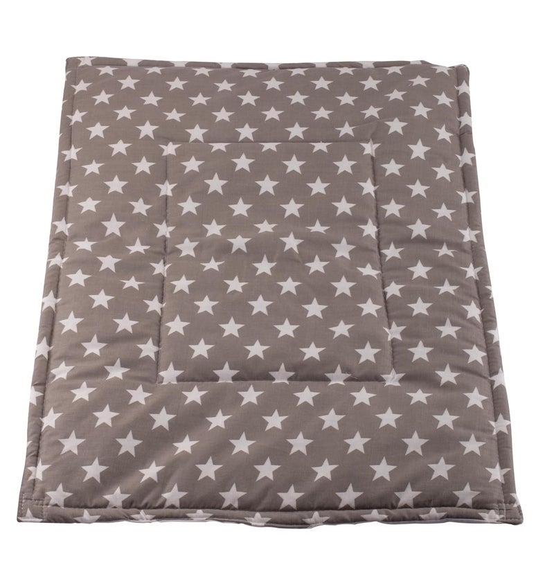 mittenbooty Diaper Changing Mat Set of 3 with Removable Waterproof Sheet Star Print- Grey - Image 2