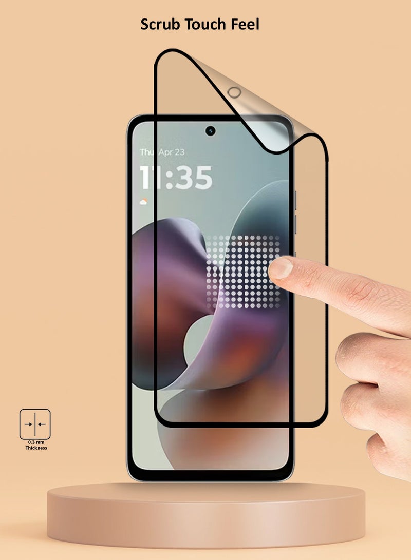 Techie Motorola Moto G35 / Motorola Moto G05 / Motorola Moto G15 / Motorola moto G56 Matte Ceramic Screen Protector Film Anti Fingerprint Bubble Free Easy Installation - Image 3