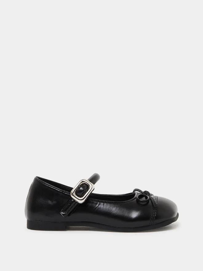 Styli Styli Girls Bow Detail Ballerina Shoes