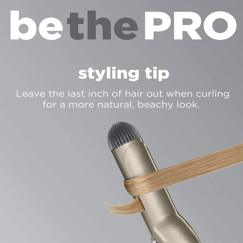 CONAIR INFINITIPRO Tourmaline 1 1/2-Inch Ceramic Curling Iron, 1 ½ inch barrel produces soft waves – for use on medium and long hair - Image 3
