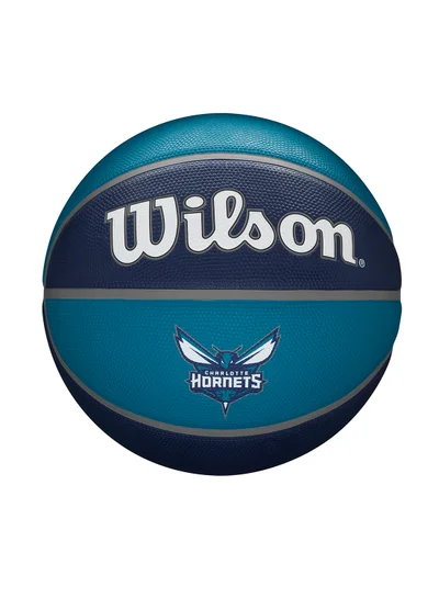 Wilson NBA Team Alliance Basketball Charlotte Hornets - Size 7 for +12 years old and Adults - Navy/Blue