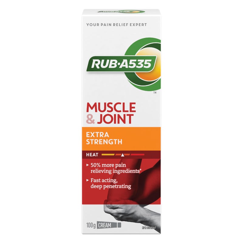 RUB A535 EXTRA STRENGTH CREAM For Relief of Arthritis Rheumatic Pain Muscle Pain Joint Back Pain 100 g