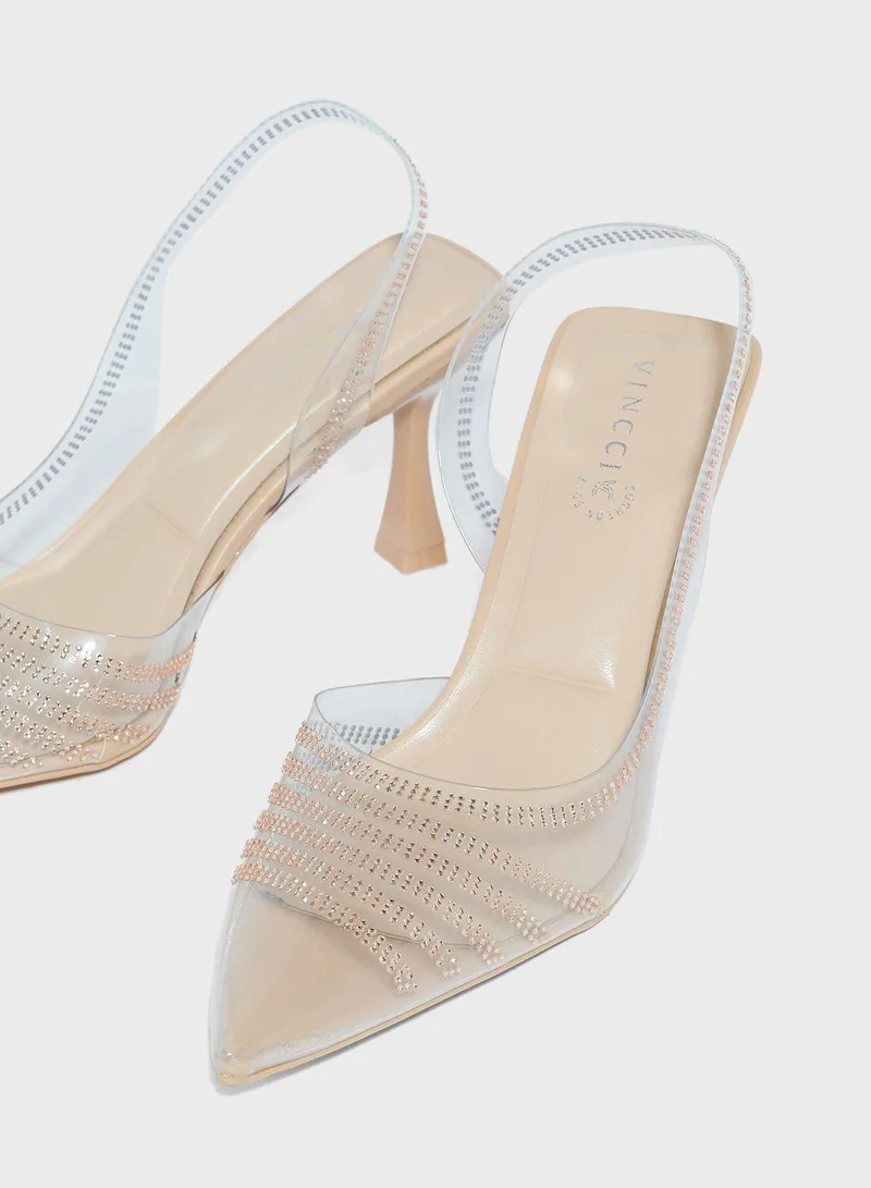 فينتشي Pointed Toe Pumps