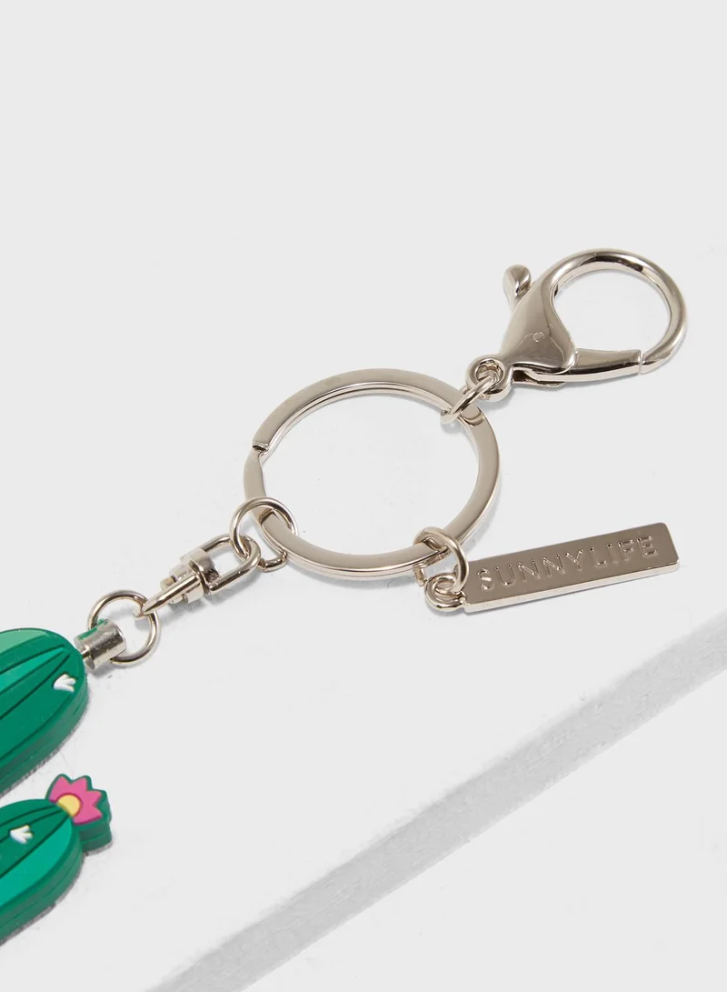 SUNNY LIFE Cactus Keyring